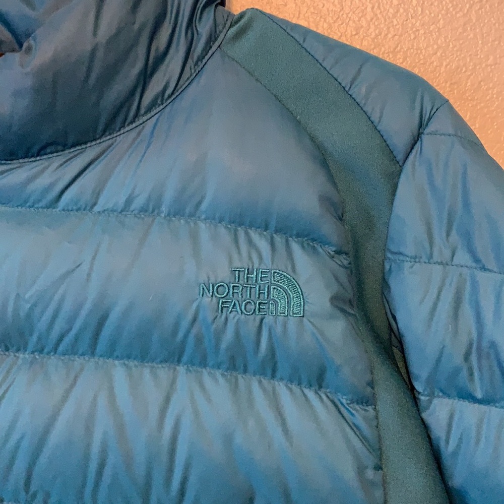 The North Face blue Lucia hybrid down jacket! - Picture 4 of 11